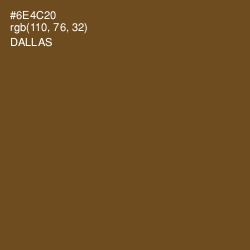 #6E4C20 - Dallas Color Image