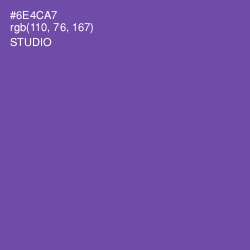 #6E4CA7 - Studio Color Image