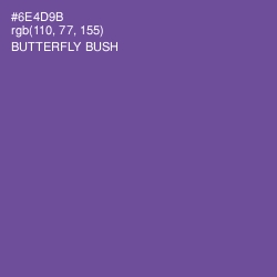 #6E4D9B - Butterfly Bush Color Image