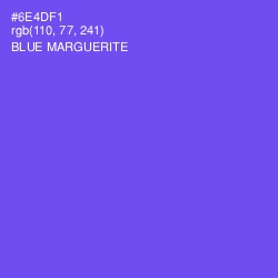 #6E4DF1 - Blue Marguerite Color Image
