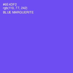 #6E4DF2 - Blue Marguerite Color Image