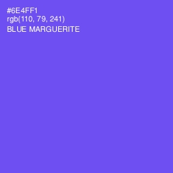 #6E4FF1 - Blue Marguerite Color Image