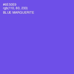 #6E50E9 - Blue Marguerite Color Image