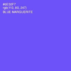 #6E50F7 - Blue Marguerite Color Image