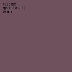 #6E515C - Zambezi Color Image
