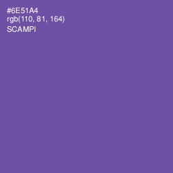 #6E51A4 - Scampi Color Image
