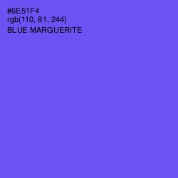 #6E51F4 - Blue Marguerite Color Image