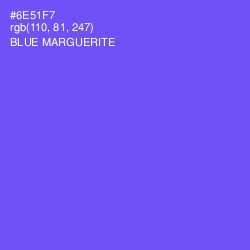 #6E51F7 - Blue Marguerite Color Image