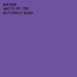 #6E529F - Butterfly Bush Color Image