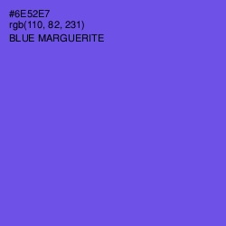 #6E52E7 - Blue Marguerite Color Image