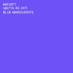 #6E52F7 - Blue Marguerite Color Image