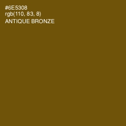 #6E5308 - Antique Bronze Color Image
