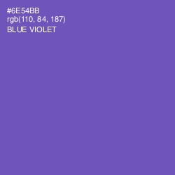 #6E54BB - Blue Violet Color Image