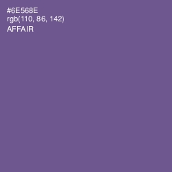 #6E568E - Affair Color Image