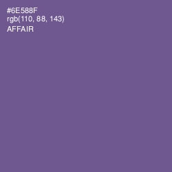 #6E588F - Affair Color Image