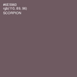 #6E5960 - Scorpion Color Image