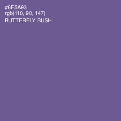 #6E5A93 - Butterfly Bush Color Image