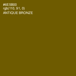 #6E5B00 - Antique Bronze Color Image