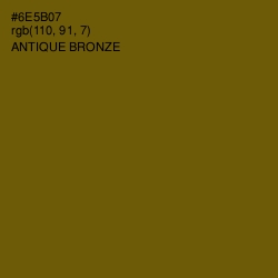 #6E5B07 - Antique Bronze Color Image