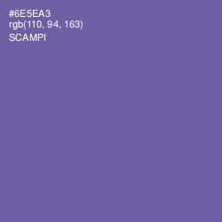 #6E5EA3 - Scampi Color Image