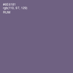 #6E6181 - Rum Color Image