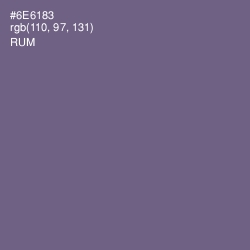 #6E6183 - Rum Color Image