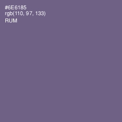 #6E6185 - Rum Color Image