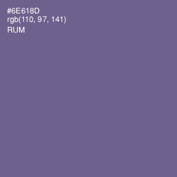 #6E618D - Rum Color Image