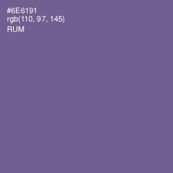 #6E6191 - Rum Color Image