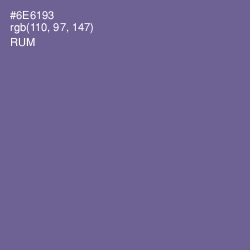 #6E6193 - Rum Color Image