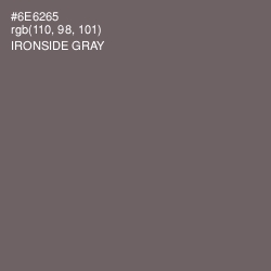 #6E6265 - Ironside Gray Color Image