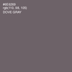 #6E6269 - Dove Gray Color Image