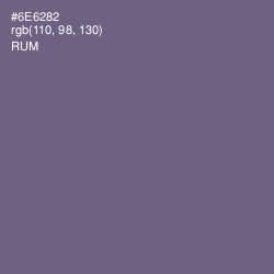 #6E6282 - Rum Color Image