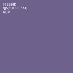 #6E628D - Rum Color Image