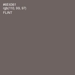 #6E6361 - Flint Color Image