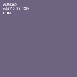 #6E6380 - Rum Color Image