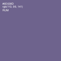#6E638D - Rum Color Image