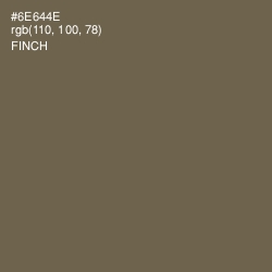 #6E644E - Finch Color Image