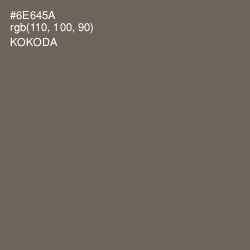 #6E645A - Kokoda Color Image