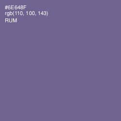 #6E648F - Rum Color Image