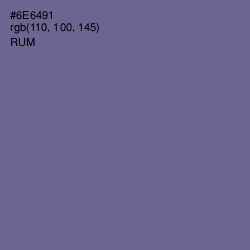 #6E6491 - Rum Color Image