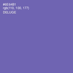 #6E64B1 - Deluge Color Image