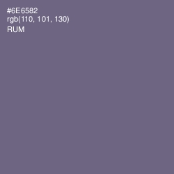#6E6582 - Rum Color Image