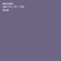 #6E6585 - Rum Color Image