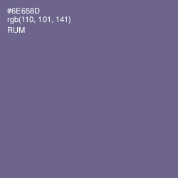 #6E658D - Rum Color Image