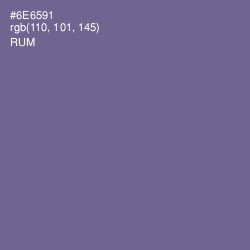 #6E6591 - Rum Color Image