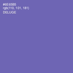 #6E65B5 - Deluge Color Image