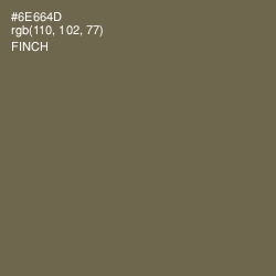 #6E664D - Finch Color Image