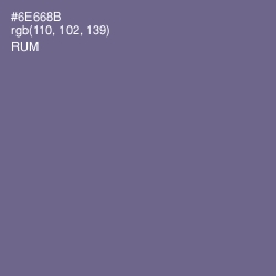 #6E668B - Rum Color Image