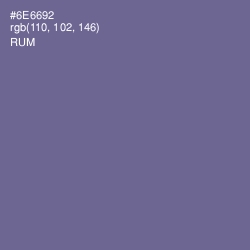 #6E6692 - Rum Color Image